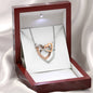 Interlocking hearts template gift for daughter