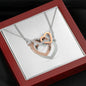 Interlocking hearts template gift for daughter