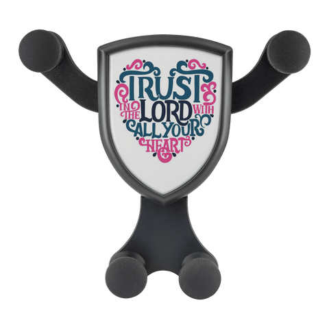 Image of Trust in the Lord Phone Charger White Gravitis Car Charger Gravitis - Wireless Car Charger