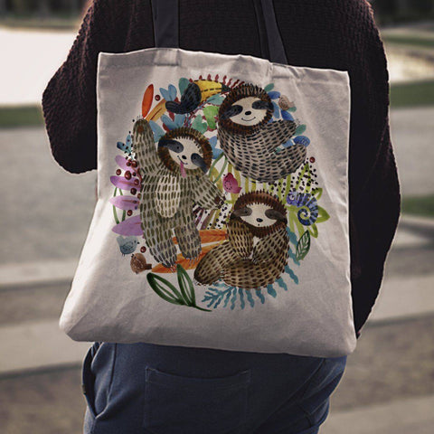 Image of Premium Sloth Tote Bags