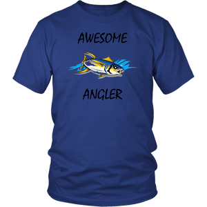 You're An Awesome Angler | V.1 Mistral T-shirt District Unisex Shirt Royal Blue S