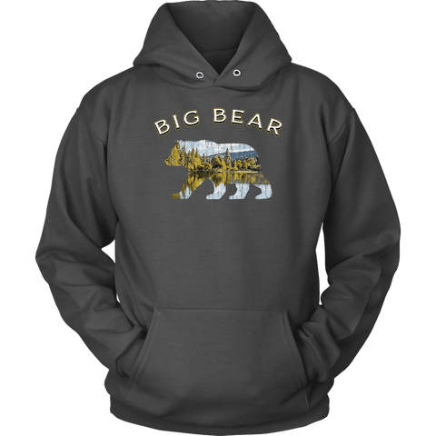 Image of Big Bear v.1, Hoodies T-shirt Unisex Hoodie Charcoal S