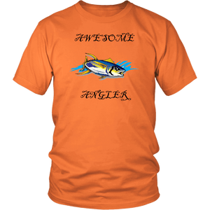 You're An Awesome Angler | V.3 Pirate T-shirt District Unisex Shirt Orange S