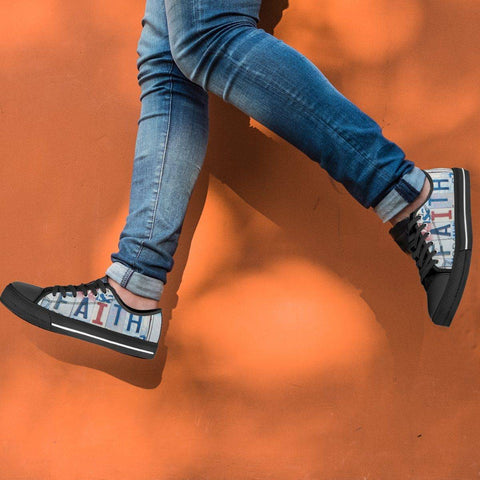 Image of Walk By Faith | Premium Low Top Shoes Shoes