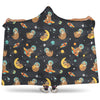 Sleeping Space Sloth Hooded Blanket Small Pattern