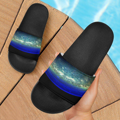 Image of Jupiter from Space Slide Sandals