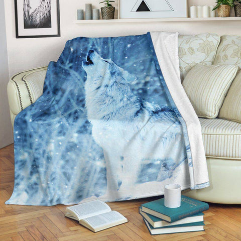 Image of Winter Wolf Blanket