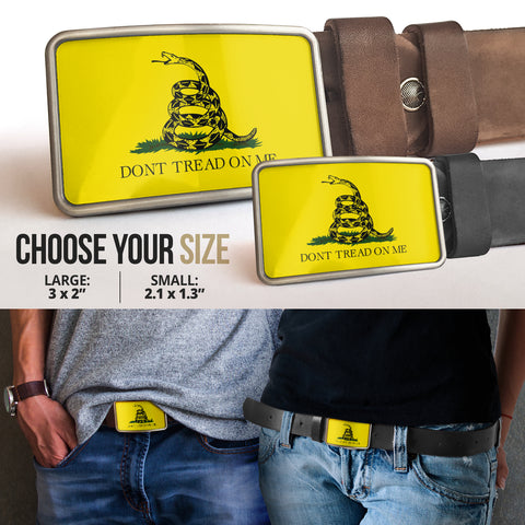 Image of Gadsden Flag Belt Buckle