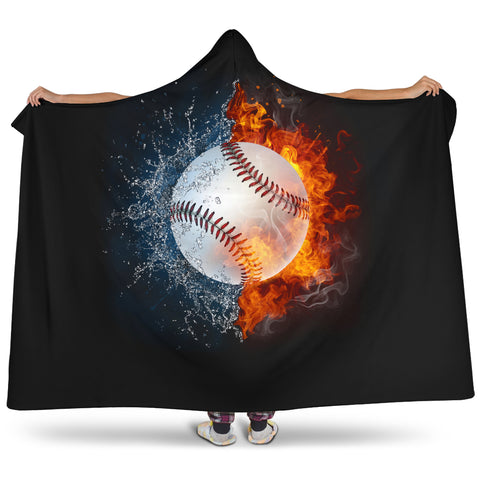 Image of Baseball Hooded Balnket