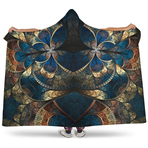 Image of Fractal Hooded Blanket V.1