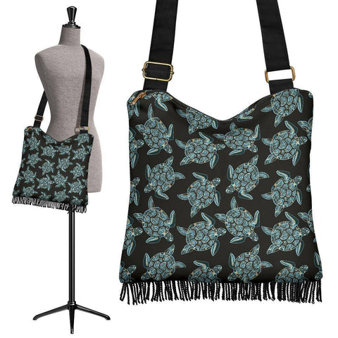 Image of Cool Sea Turtle Boho Purse V.2.1 purse