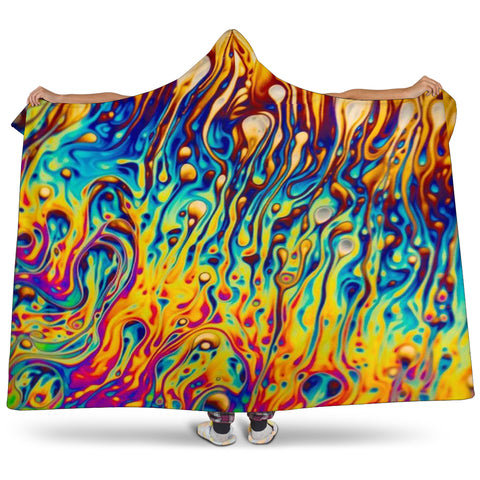 Image of Fractal Hooded Blanket V.5