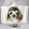 Smiling Sloth Hoodie Blanket 