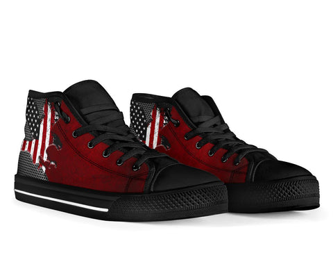 Image of American Eagle Of Freedom High Tops Shoes