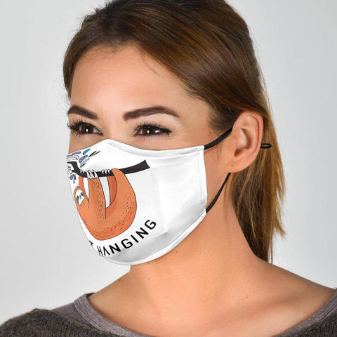 Image of Sloth Just Hanging Facemask Face Mask