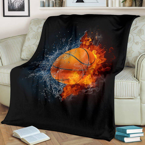 Image of Elemental Basketball Blanket