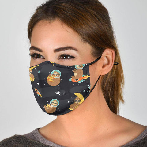 Image of Space Sloth Face Mask