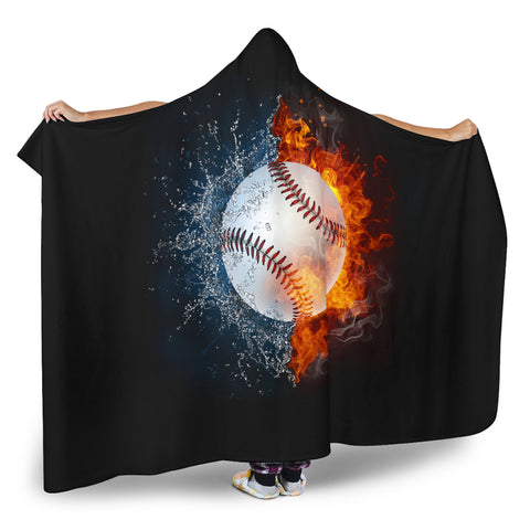 Image of Baseball Hooded Balnket