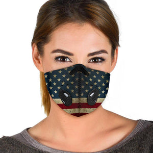 Premium American Flag Face Mask Face Mask 