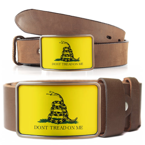 Image of Gadsden Flag Belt Buckle