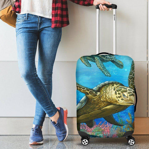 Image of Cool Turtle Luggage Cover V4