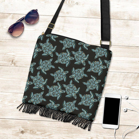 Image of Cool Sea Turtle Boho Purse V.2.1 purse