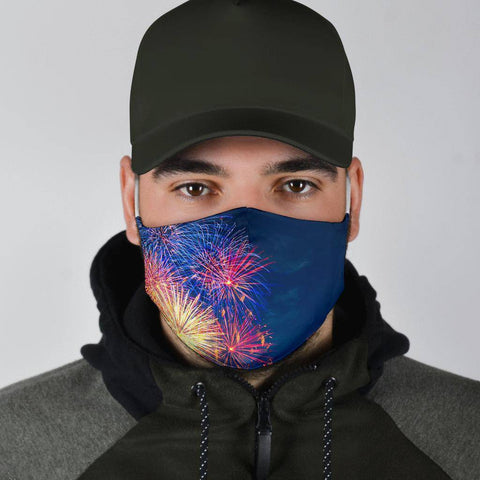 Image of Fireworks Face Mask V2 Face Mask