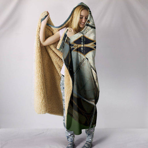 Image of Premium Hoodie Blanket with Football