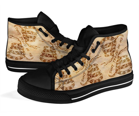 Image of Dont Tread On Me High Top Shoes Shoes