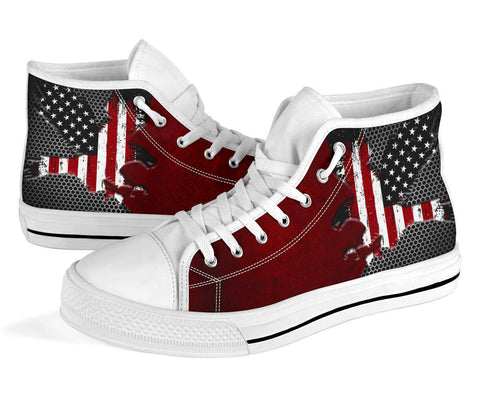 Image of American Eagle Of Freedom High Tops Shoes 