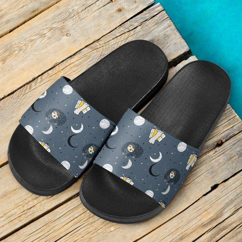 Image of Sleeping Space Sloth Slide Sandals Slides