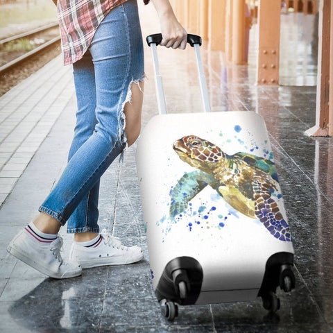 Image of Epic Turtle Luggage Cover V1