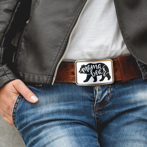 Image of Mama Bear Belt Buckle