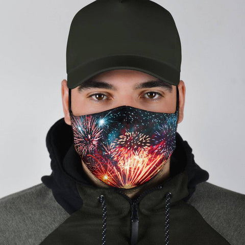 Image of Fireworks Face Mask V3 Face Mask 