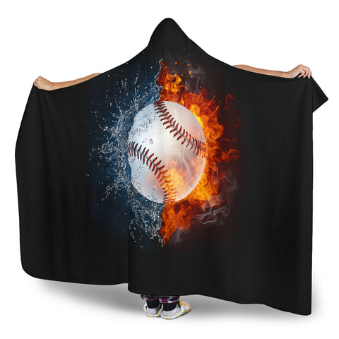 Image of Baseball Hooded Balnket