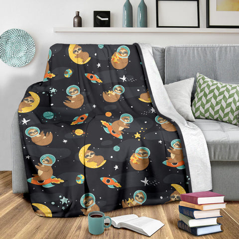 Image of Space Sloth Blanket V.2