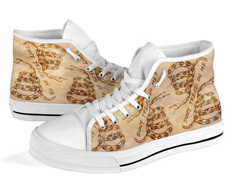Image of Dont Tread On Me High Top Shoes Shoes