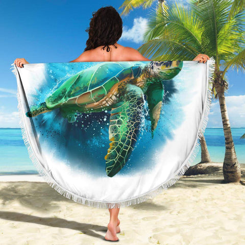 Image of Turtle Beach Blanket v.3 Beach Blanket