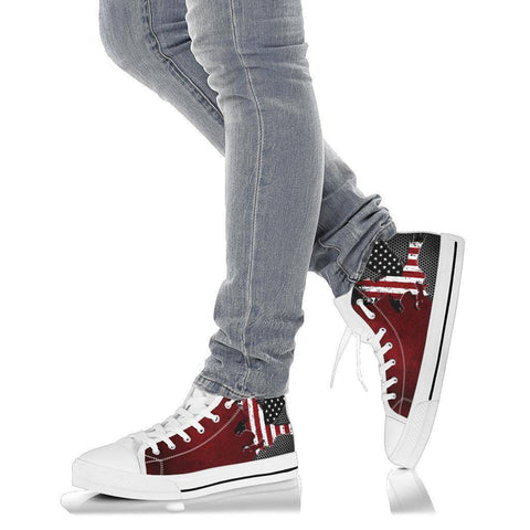 Image of American Eagle Of Freedom High Tops Shoes 