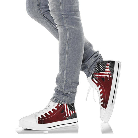 Image of American Eagle Of Freedom High Tops Shoes