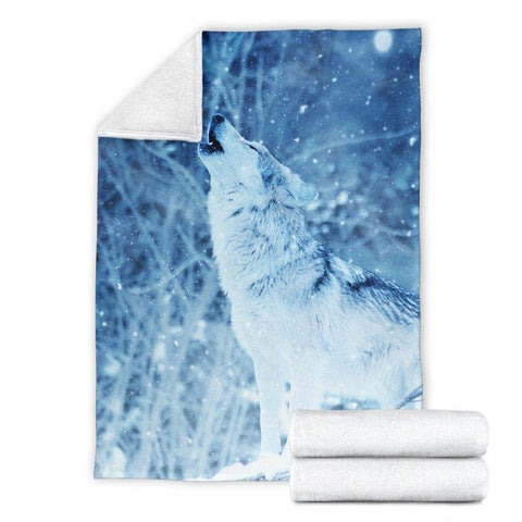 Image of Winter Wolf Blanket