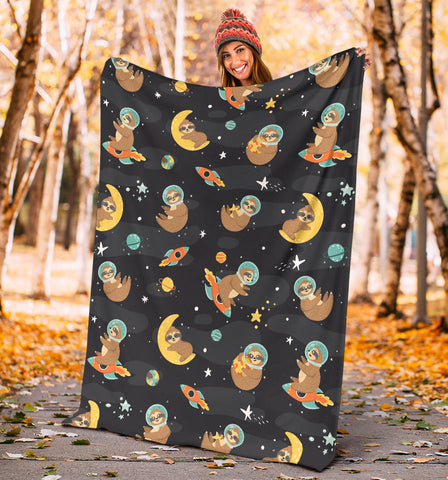 Image of Space Sloth Blanket V.2