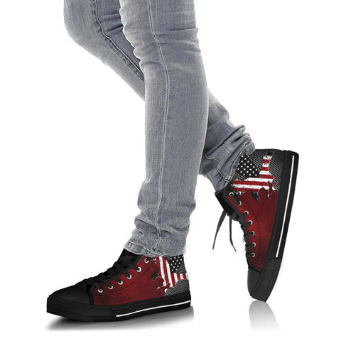 Image of American Eagle Of Freedom High Tops Shoes