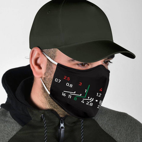 Image of Focal Length Face Mask Black
