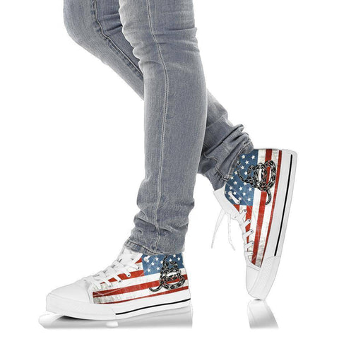 Image of 'Merica Dont Tread On Me Canvas Shoes Shoes