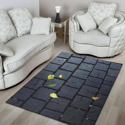 Image of Dark Wood Area Rug Rug