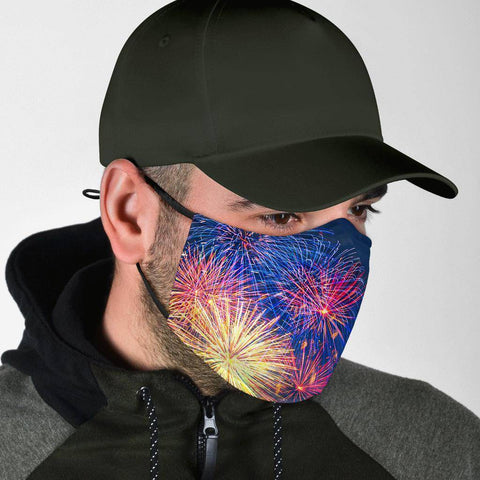 Image of Fireworks Face Mask V2 Face Mask