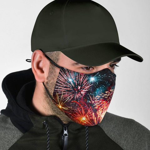 Image of Fireworks Face Mask V3 Face Mask