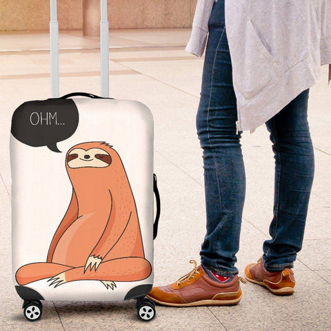 Image of Yoga Sloth Luggage Cover