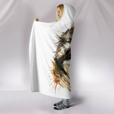 Image of Smiling Sloth Hoodie Blanket